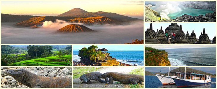 Java Bali und Komodo Reise